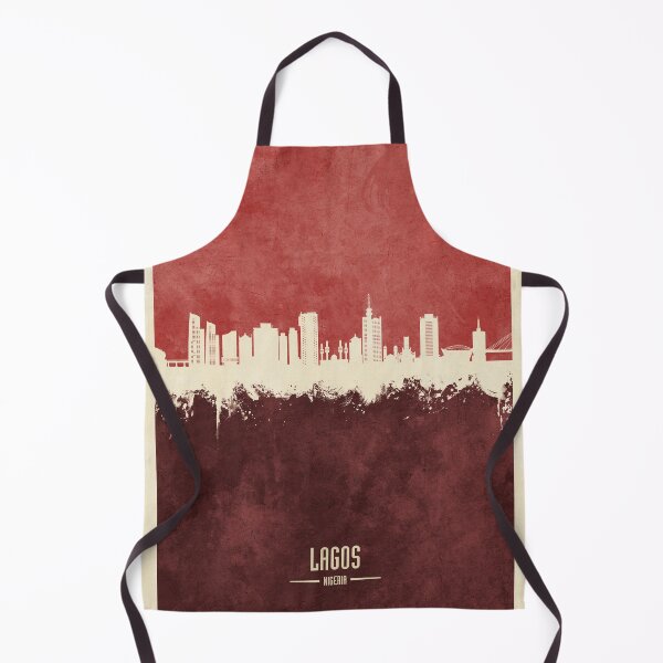 Item preview, Lagos Nigeria Skyline designed and sold by ArtPrints.