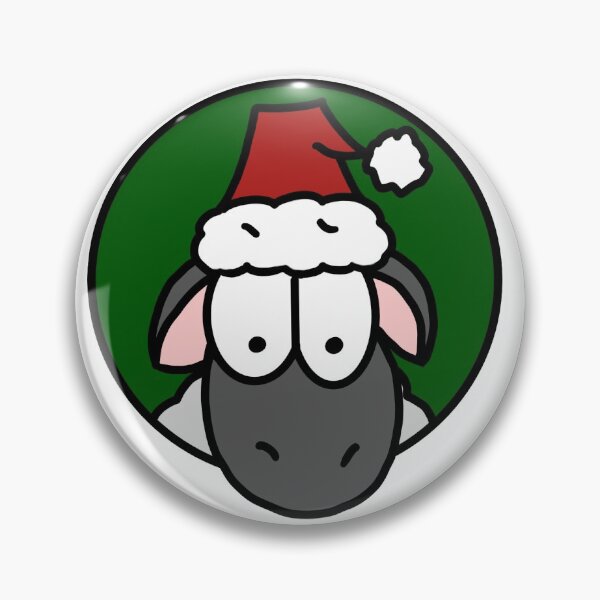 Item preview, Christmas Sheep (Green) designed and sold by SmokeyCarbonite.