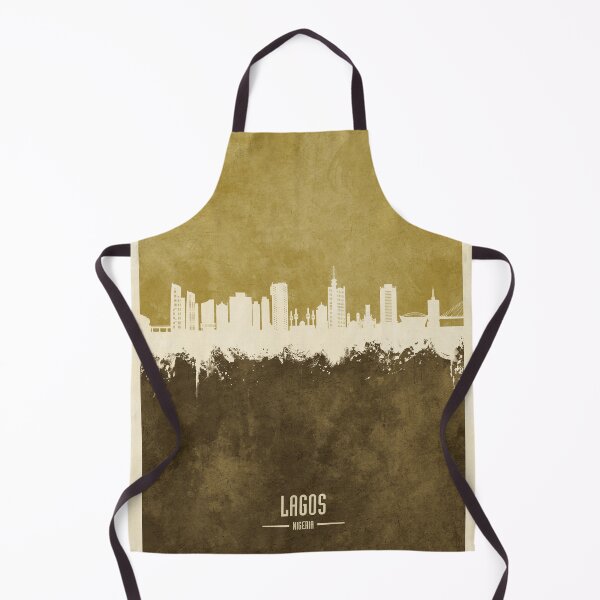 Item preview, Lagos Nigeria Skyline designed and sold by ArtPrints.