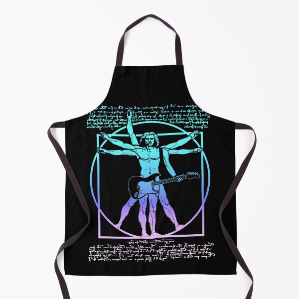 Item preview, Da Vinci Guitarist Vitruvian Man Playing the Guitar designed and sold by ATurnerdesign.