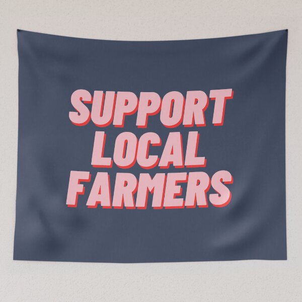Item preview, Support Local Farmers designed and sold by polishalpaca.