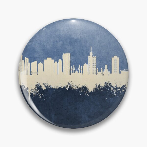 Item preview, Lagos Nigeria Skyline designed and sold by ArtPrints.