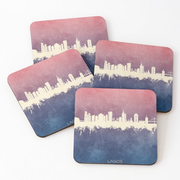 Item preview, Lagos Nigeria Skyline designed and sold by ArtPrints.