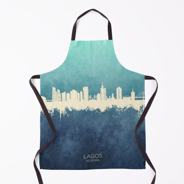 Item preview, Lagos Nigeria Skyline designed and sold by ArtPrints.