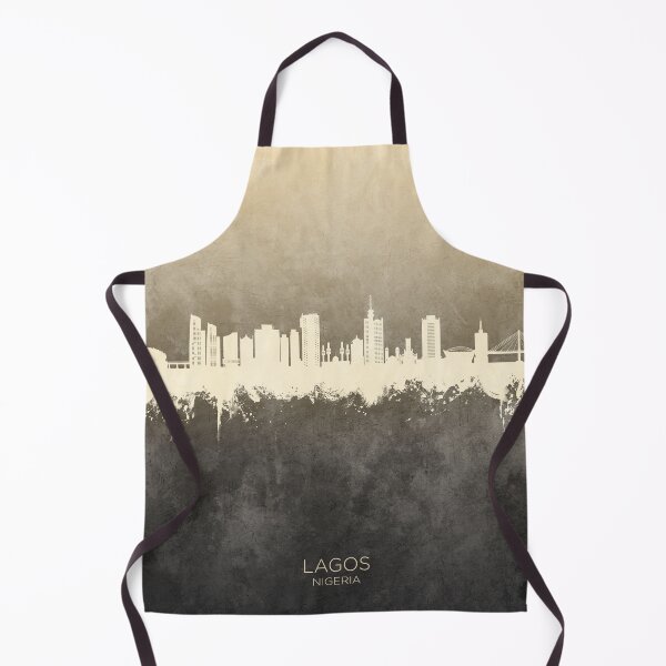 Item preview, Lagos Nigeria Skyline designed and sold by ArtPrints.