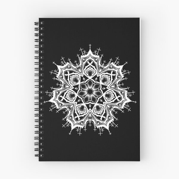 Item preview, Cathédrale Rosette (white, use it only on dark/black fabrics) designed and sold by Pati-Onirie.