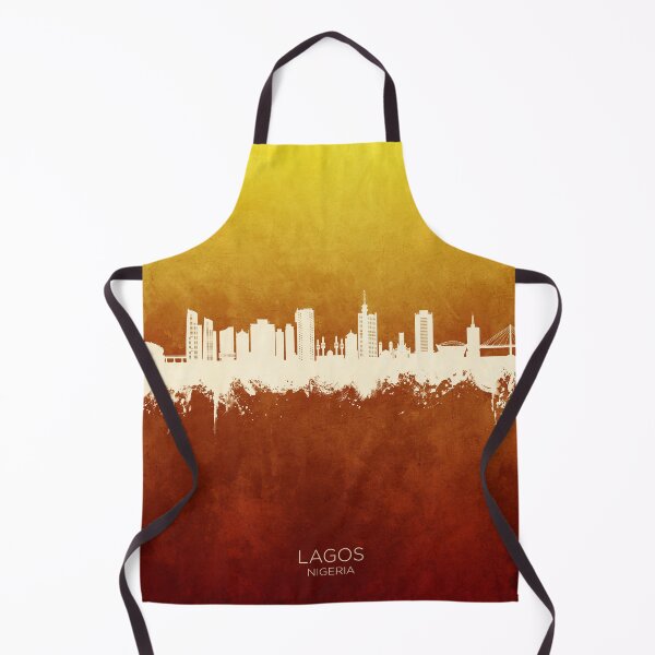 Item preview, Lagos Nigeria Skyline designed and sold by ArtPrints.