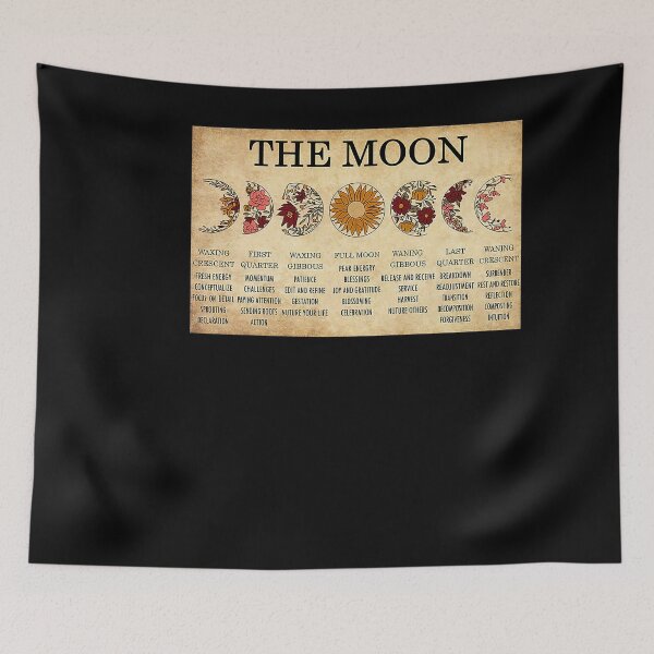 Item preview, The Moon Waxing Crescent First Quarter Waxing Gibbous Full Moon designed and sold by MorningJoco.