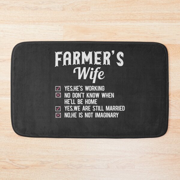 Item preview, Farmer's Wife Checklist Funny designed and sold by NisRayDesign.