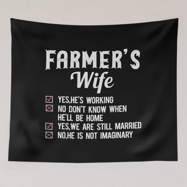 Item preview, Farmer's Wife Checklist Funny designed and sold by NisRayDesign.