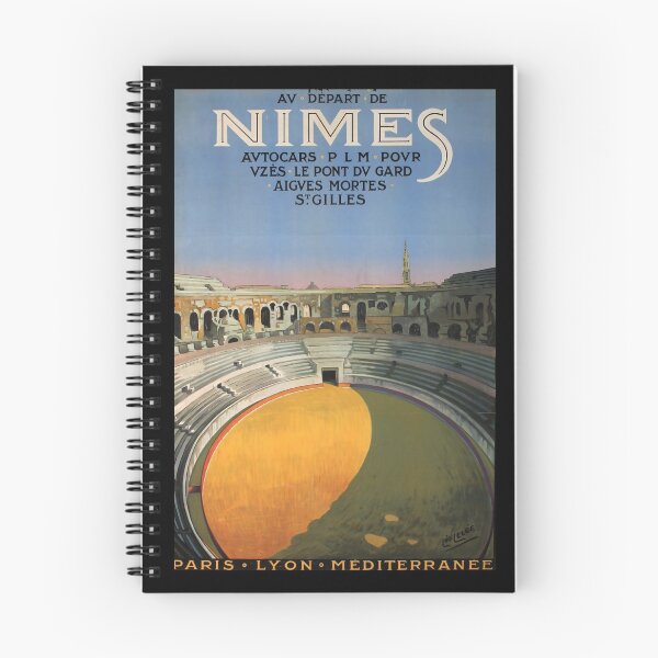 Item preview, Nimes retro poster designed and sold by CorasPosters.