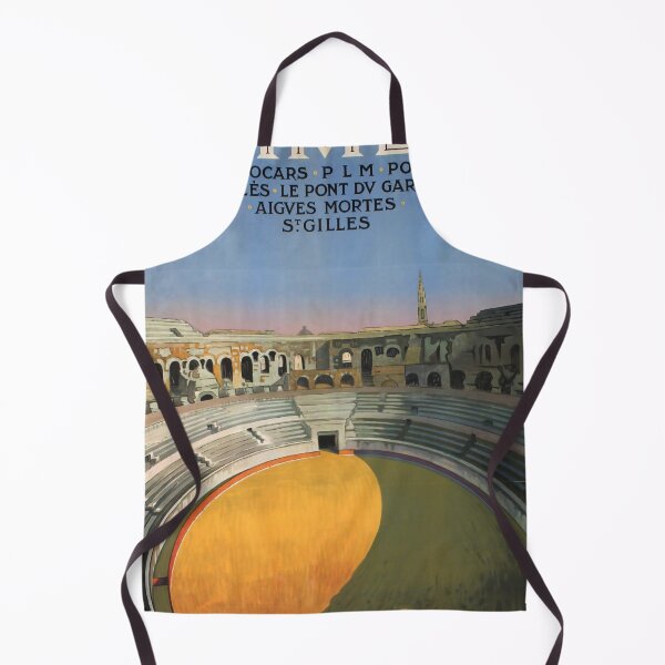 Item preview, Nimes retro poster designed and sold by CorasPosters.