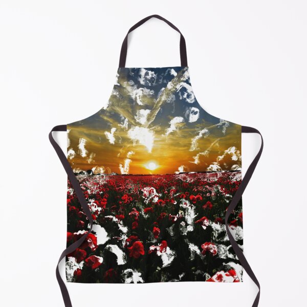 Item preview, Lest we forget Remembrance Day Poppy Field Ink blotch art designed and sold by Deegital18.