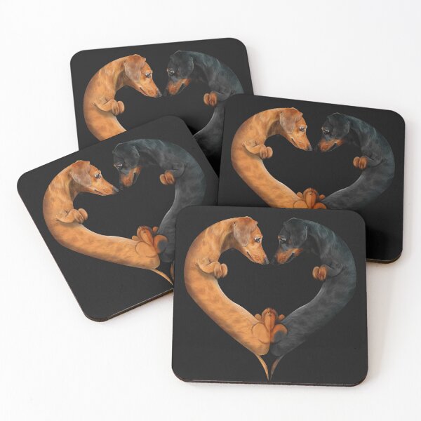 Item preview, Dachshund Heart Shape Dogs Gifts designed and sold by Barnissim.