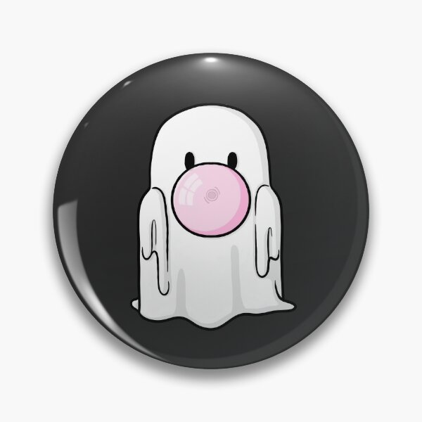 Item preview, Bubblegum Blowing Ghost Digital Illustration designed and sold by AlmightyClaire.
