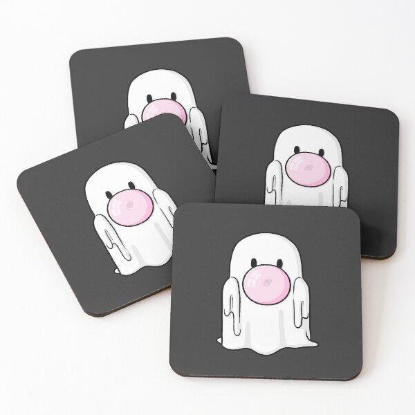 Item preview, Bubblegum Blowing Ghost Digital Illustration designed and sold by AlmightyClaire.