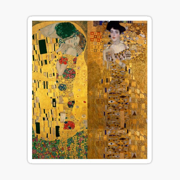 Aperçu de l'œuvre Gustav Klimt Réplique Kiss Adele Bloch créée et vendue par ToniaKroeger.