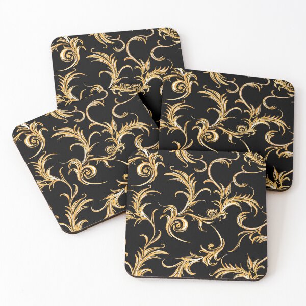 Item preview, arabesque golden pattern  designed and sold by Clickforyous.