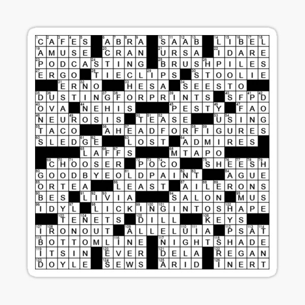 Crossword Stickers Redbubble