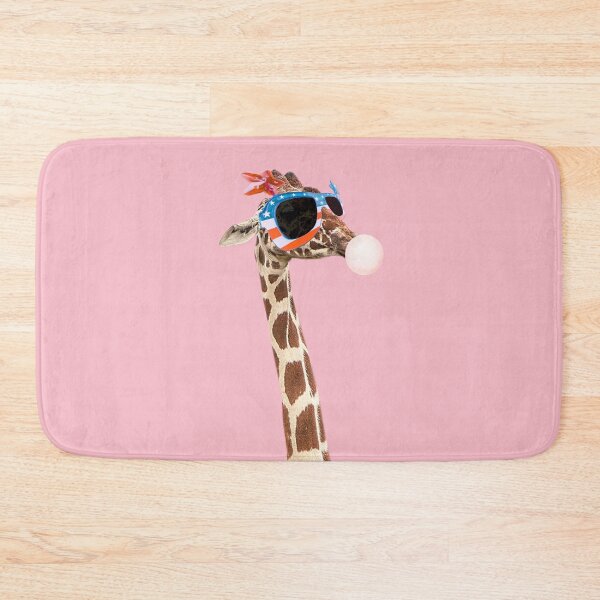 Item preview, Bubble gum giraffe with sunglasses designed and sold by ESCAPZ.