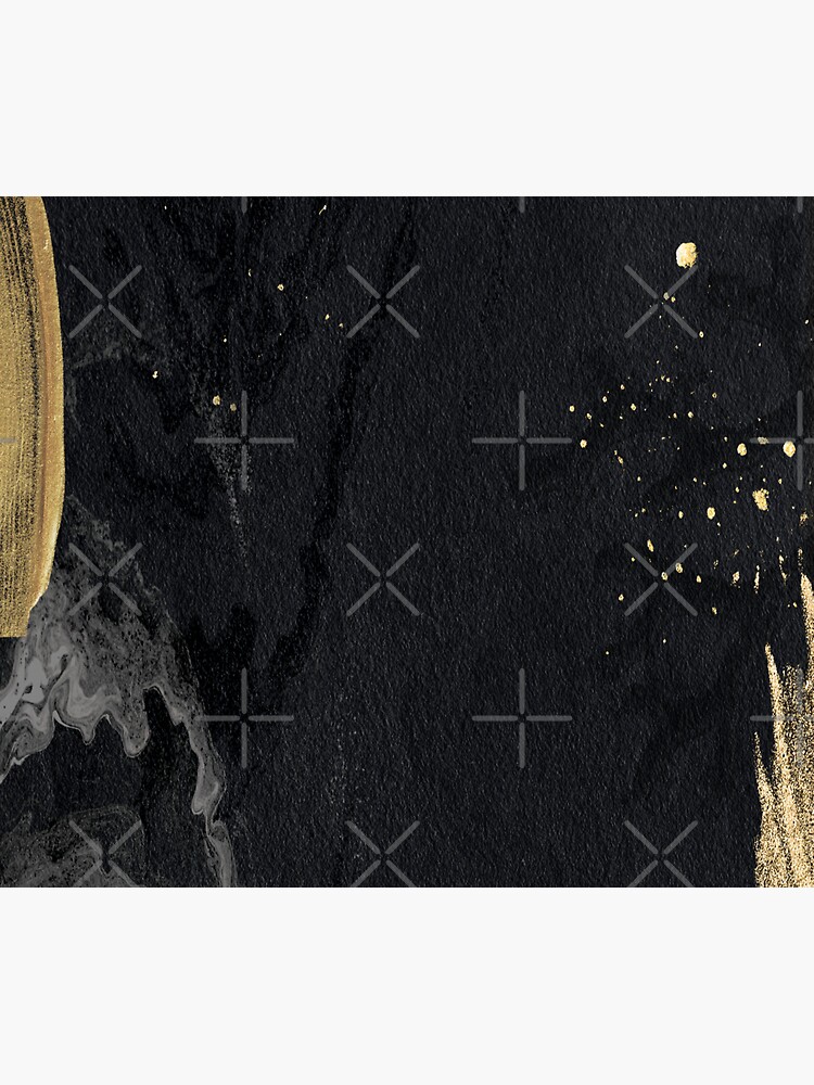 Midnight Golden Sky Paint by chanzds