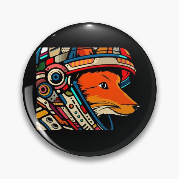 Item preview, fox in a colorful spacesuit designed and sold by AnthonyVdV.