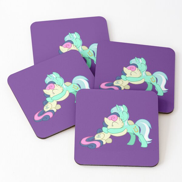 Item preview, Lyra Heartstrings and Bon Bon hugging designed and sold by Tardifice.
