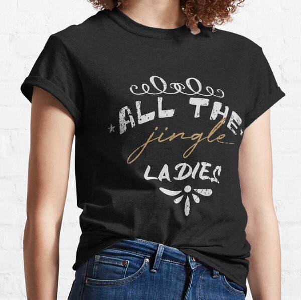 All The Jingle Christmas Ladies Vintage Classic T-Shirt