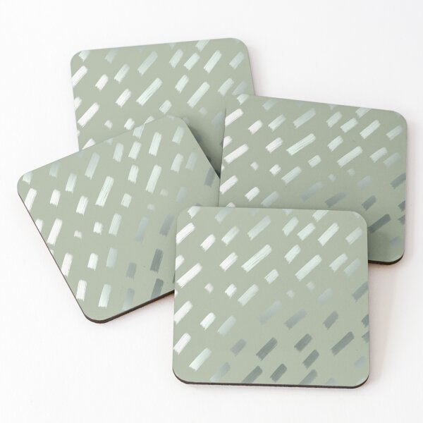 Item preview, Silver Paint Strokes Pattern  designed and sold by RikoKaniko.