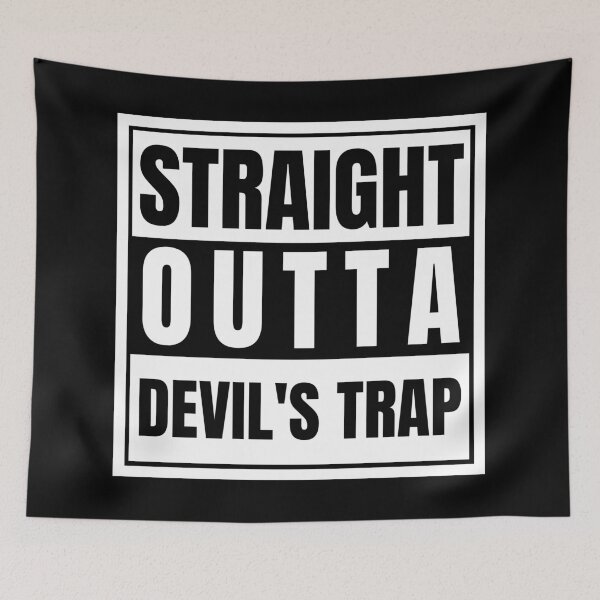 Item preview, Straight Outta Devil's Tarp Supernatural Crossroad Demon Deal Hellhounds designed and sold by Nathalie Aynié.