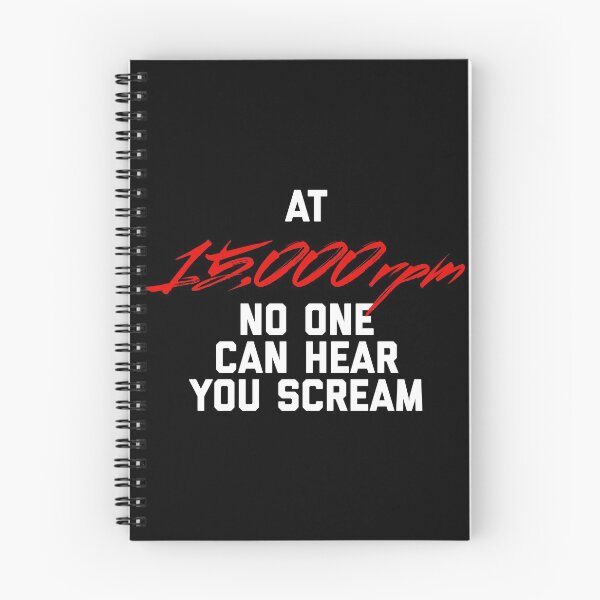 Item preview, At 15,000rpm No One Can Hear You Scream designed and sold by Desznr.