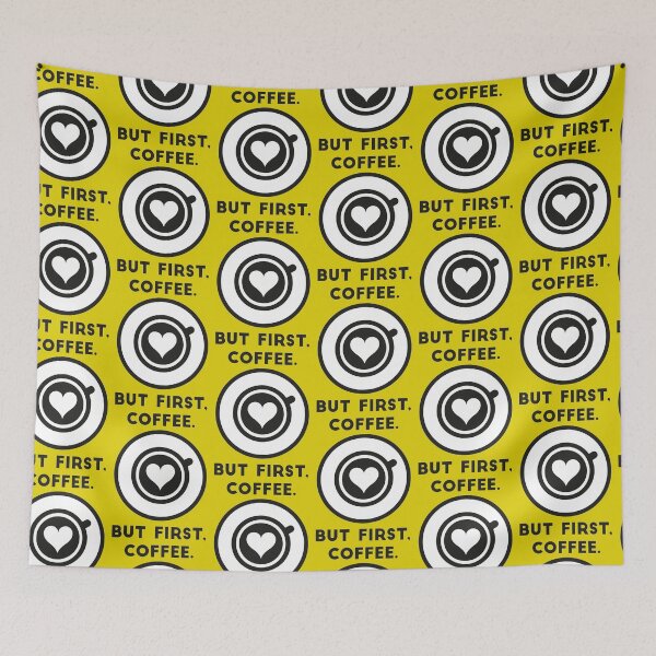 Item preview, But First, Coffee Print designed and sold by thelake-goose.