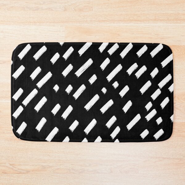 Item preview, White Paint Strokes Pattern  designed and sold by RikoKaniko.