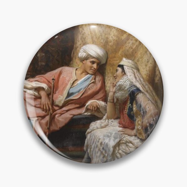 Item preview, Romantic couple  vintage art - Jean-Léon Gérôme designed and sold by Vintage Designs +.