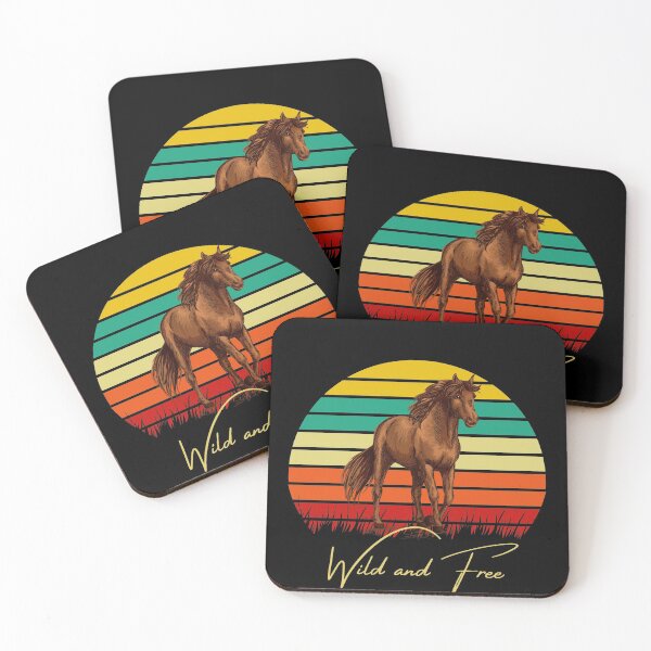 Item preview, Horse lover sunset design - wild and free designed and sold by HaychGee.