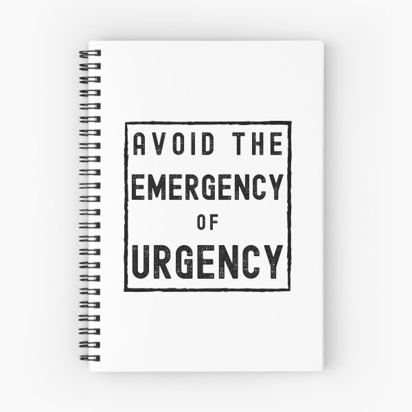 Item preview, Avoid the Emergency of Urgency  designed and sold by Spicy Chilli.