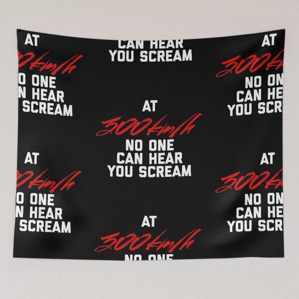 Item preview, At 300kph Nobody Can Hear You Scream designed and sold by Desznr.