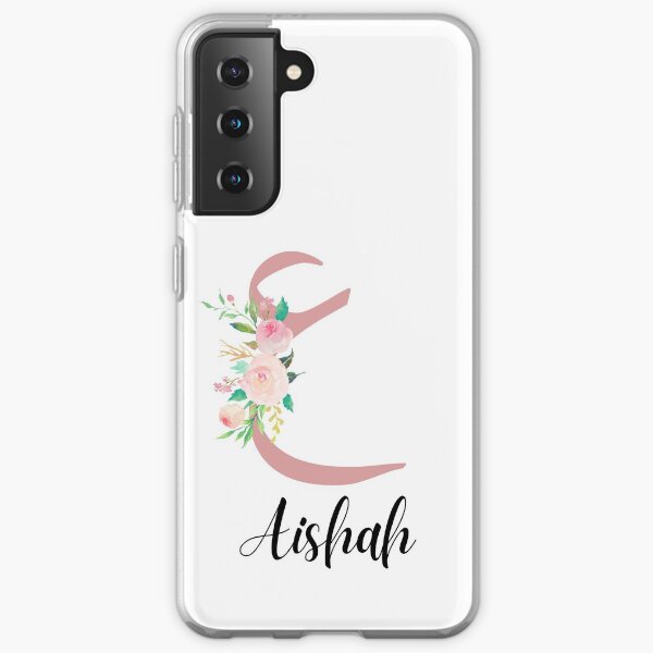 Arabic Letter + Name (Aishah) Samsung Galaxy Soft Case