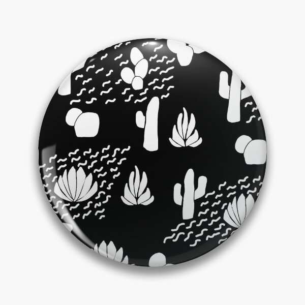 Item preview, Cacti in Bloom In Black designed and sold by RikoKaniko.