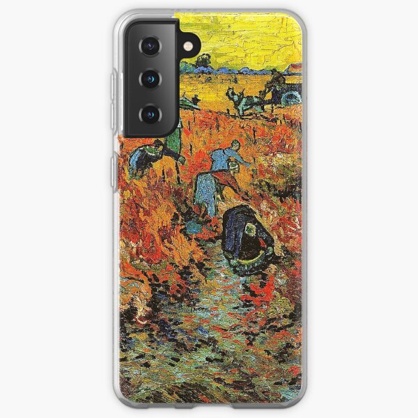 The Red Vineyard at Arles - Vincent Van Gogh Samsung Galaxy Soft Case