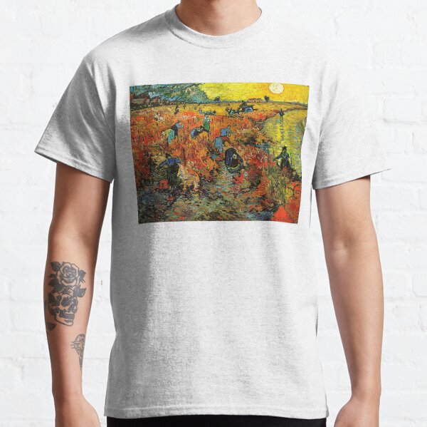 The Red Vineyard at Arles - Vincent Van Gogh Classic T-Shirt