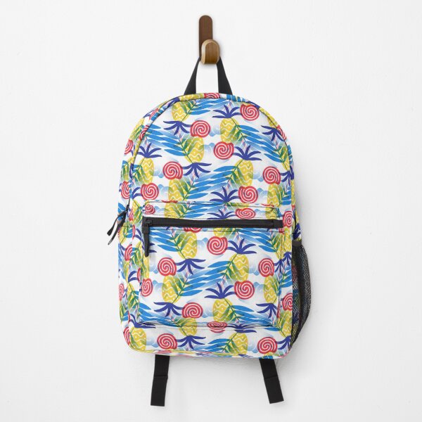 Artikelvorschau, Ananas- u. Palmen-Sommer-Vibe-Muster entworfen und verkauft von webgrrl.
