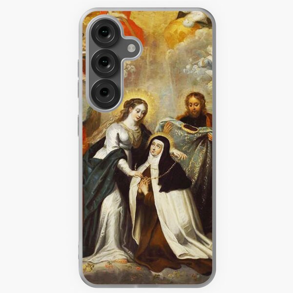 Item preview, Sainthood religious Christian  vintage painting designed and sold by Vintage Designs +.