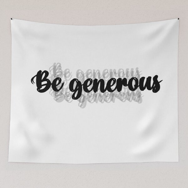 Item preview, Be Generous , positive vibes  designed and sold by 0umStore.
