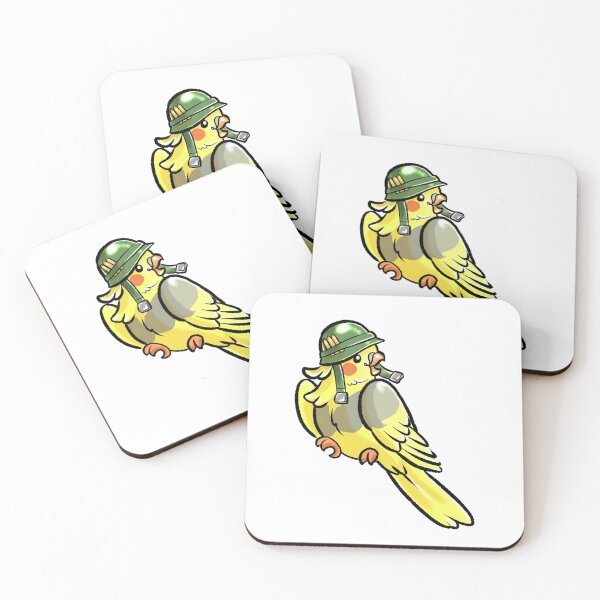Item preview, WarGamingParrot Cockatiel designed and sold by Best Behaved Birds.