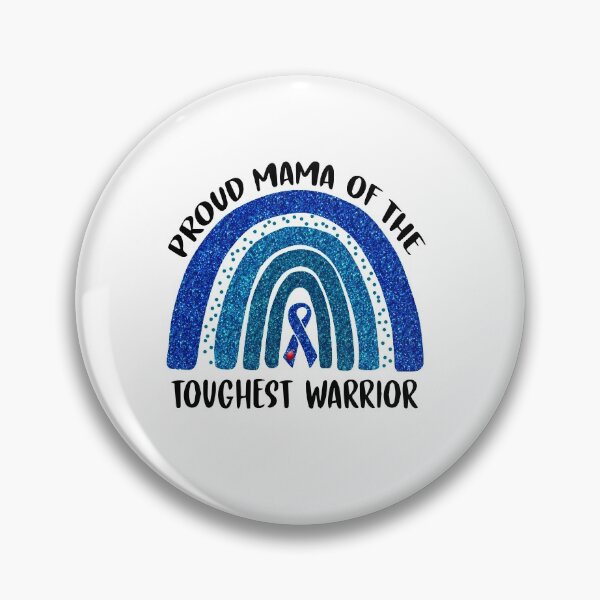 Item preview, Proud Mama Of The Toughest Warrior Diabetes Awareness Blue Ribbon designed and sold by beo2119.