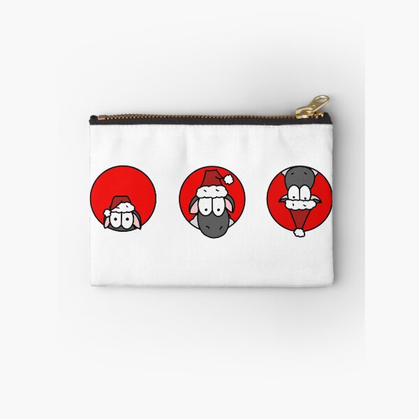 Item preview, Christmas Sheep Trio (Red) designed and sold by SmokeyCarbonite.
