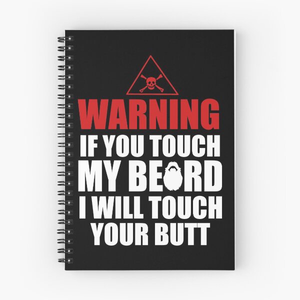 Item preview, Warning, if you touch my beard - Awesome beard lover Gift designed and sold by Teenation9.