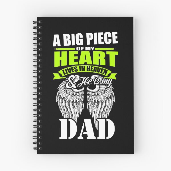 Item preview, A big piece of my heart lives in my dad - Awesome father Gift designed and sold by Teenation9.