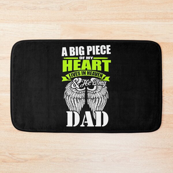 Item preview, A big piece of my heart lives in my dad - Awesome father Gift designed and sold by Teenation9.